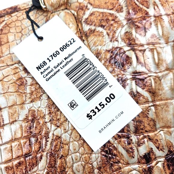 Brahmin Asher Camel Safari Melbourne Tote - Picture 9 of 11